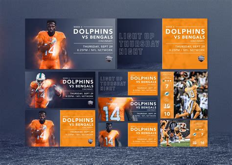 Marketing Campaign Design & Social Graphics for schedule release, NFL Draft, and game day ...