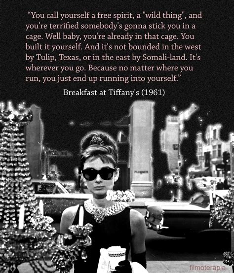 Breakfast at Tiffany's (1961) | Audrey hepburn, Movie quotes inspirational, Movie quotes