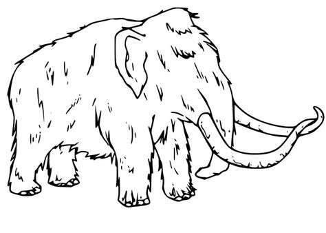Mammoth For Free coloring page - Download, Print or Color Online for Free