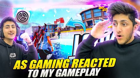 A_s Gaming Reaction On My Gameplay In Live - Garena Free Fire - YouTube