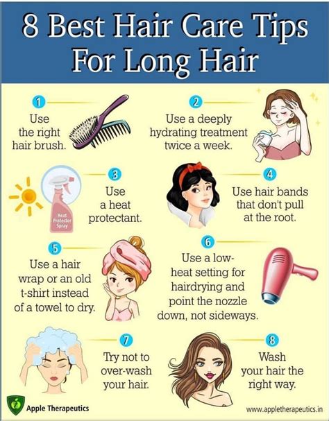 8 Hair Care Routine for Long Hair | Hair care routine, Hair fall control, Hair care