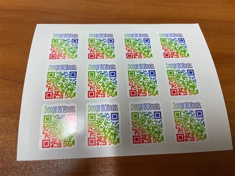 QR Code Stickers Custom QR Code Stickers Personalized - Etsy