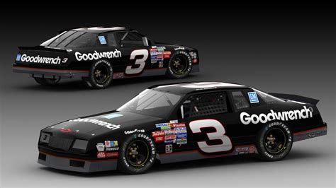 Dale Earnhardts Iconic 1989 NASCAR Winston Cup Black Goodwrench Car #3 by Justin Hewitt ...