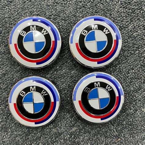 BMW 4x56mm Wheel Hubcaps 50th Anniversary Accessories Car - Etsy