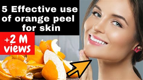 5 Effective Use of🍊orange peel to get Glowing & Anti Aging Skin | Never throw orange peel, in ...