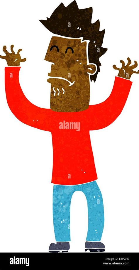 cartoon stressed man Stock Vector Image & Art - Alamy