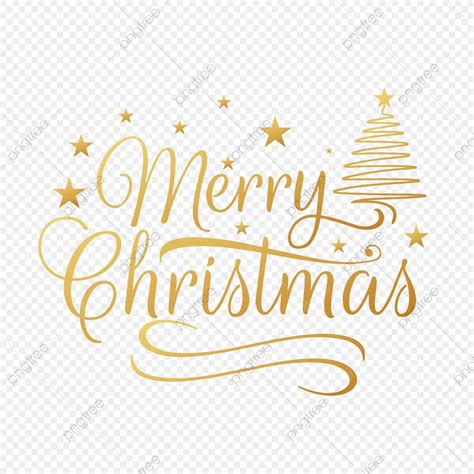 Merry Christmas Letter Vector PNG Images, Gold Lettering Of Merry Christmas, Typography ...