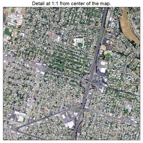 Aerial Photography Map of Vallejo, CA California