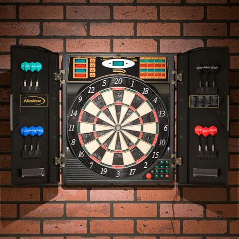 Halex Madison BristleTech Electronic Dart Board with Contemporary ...