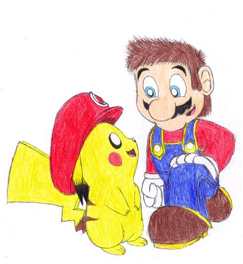 Mario and Pikachu by C-Studios on DeviantArt