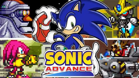 SONIC ADVANCE SERIES - All Bosses (As Sonic) - YouTube