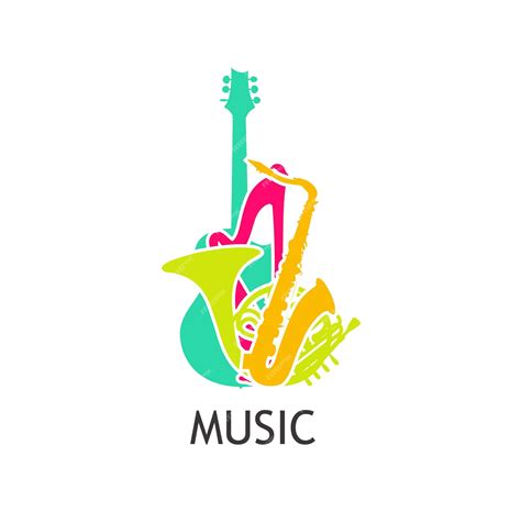 Premium Vector | Logo for music company