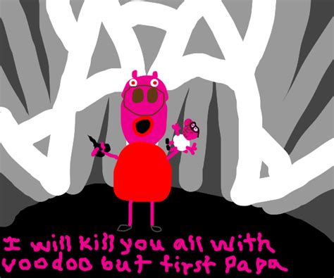 Creepy Peppa pig - Drawception