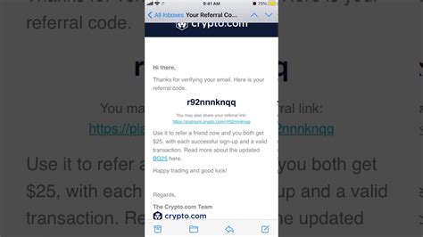How to create a referral code for Crypto com? - YouTube