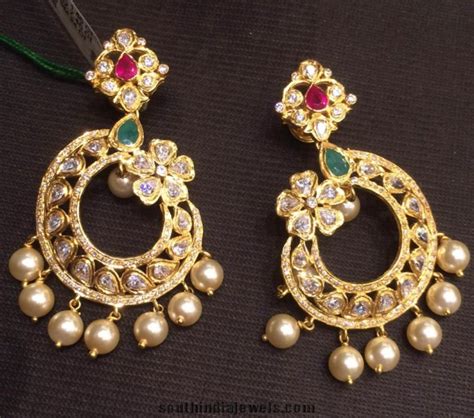 Latest Gold Earrings Design 2015 - South India Jewels