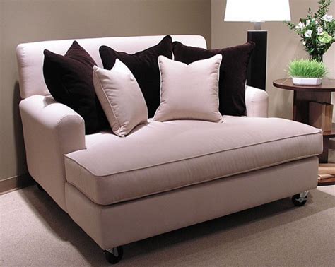 Grabbing a big chair with ottoman to relax after a long day ... | Double chaise lounge, Chaise ...