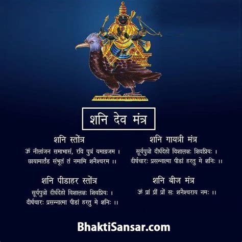 Powerful Shani Dev Mantra in Hindi, Shani Mantra Images, Lord Shani ...