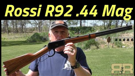 Rossi R92 .44 Magnum Rifle - YouTube