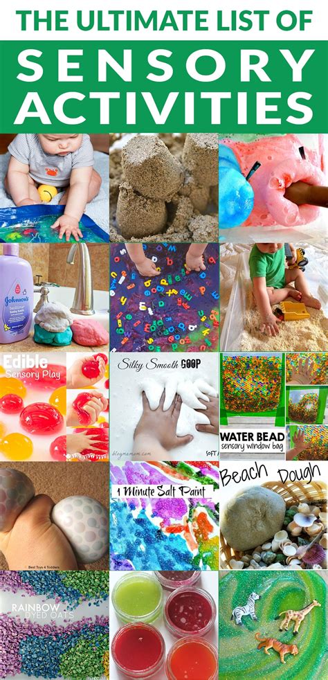 The Ultimate List of Sensory Activities for Kids - Meraki Mother