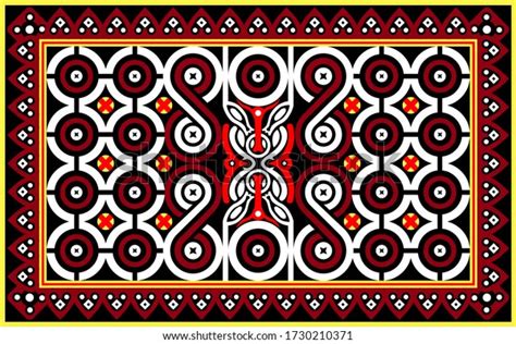 Tradisional Batik Toraja Indonesia Circle Motif: Vector có sẵn (miễn phí bản quyền) 1730210371 ...