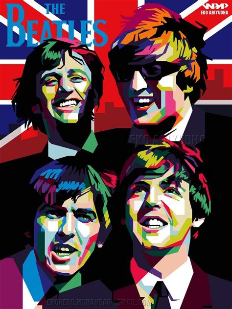 The Beatles in WPAP by ekoabiyudha.devia... on @DeviantArt Beatles Pop ...