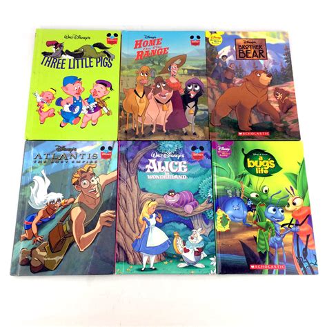 Lot 52 Wonderful World Of Reading Disney Book Club Set Classic Series Collection - Children's ...