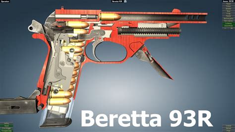 How a Beretta 93R Pistol Works - YouTube