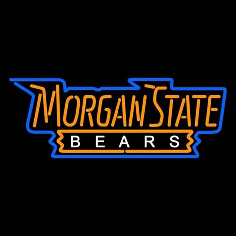 Custom Morgan State Bears Wordmark 2002 Pres Logo NCAA Neon Sign Neon ...