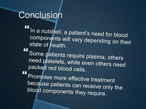 Blood Centrifugation Process