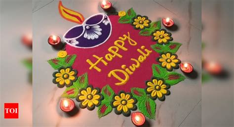 Happy Diwali 2023: Best colourful rangoli designs for this festive ...