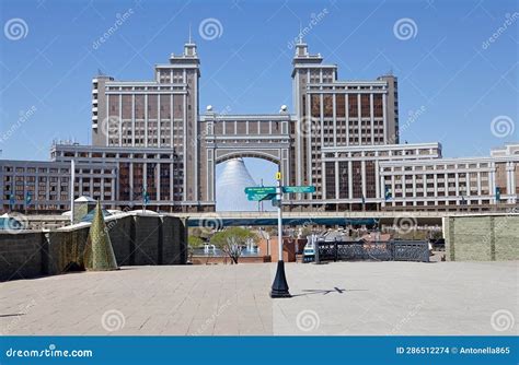 KazMunayGas Headquarters in Astana, Kazakhstan Editorial Stock Image - Image of astana, state ...