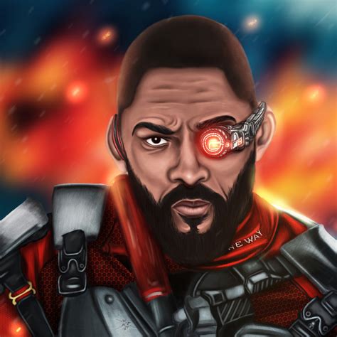 1024x1024 Will Smith Deadshot Artwork 4k 1024x1024 Resolution HD 4k ...