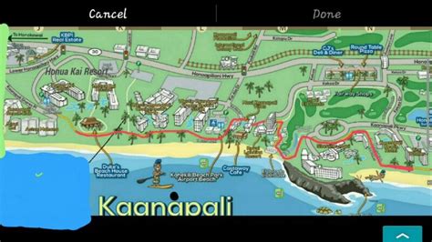 Map Of Kaanapali Beach Hotels - Maping Resources