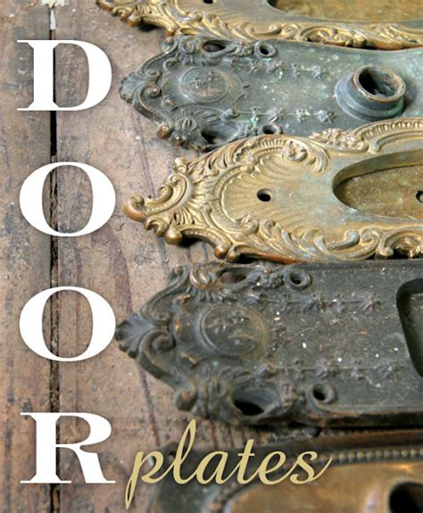 Nessy Designs: Antique Door Plates