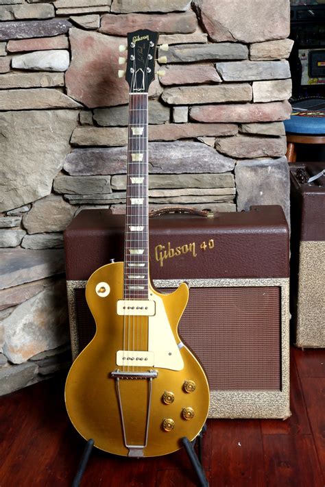 1954 Gibson Les Paul Goldtop, Rare All Gold finish | Garys Classic ...