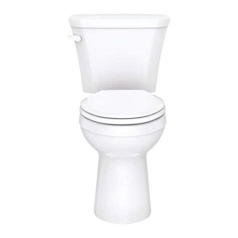 Gerber Viper 2-Piece 1.28 GPF Single Flush ADA Elongated Toilet in White with Slow Close Seat ...