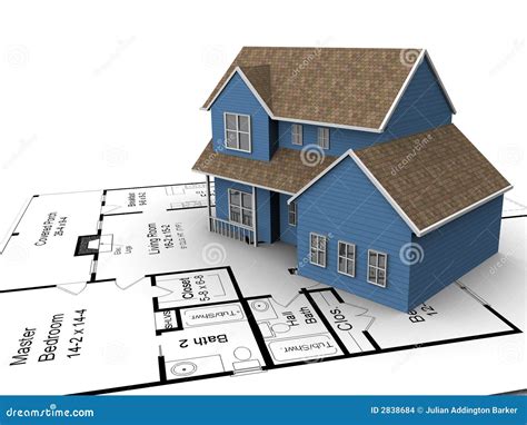 New House Plans Stock Images - Image: 2838684