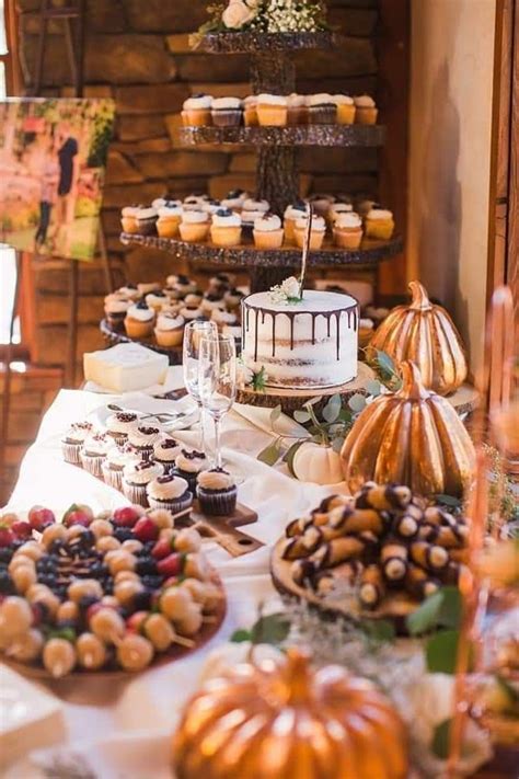 Pin on Wedding inspo | Rustic dessert, Wedding desserts, Wedding dessert table