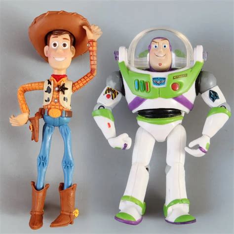 Toy Story 3 Woody Buzz Lightyear PVC Action Figure Toys Boxed Child Toy ...