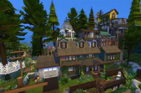 Someone has built the What Remains Of Edith Finch house in The Sims 4 ...