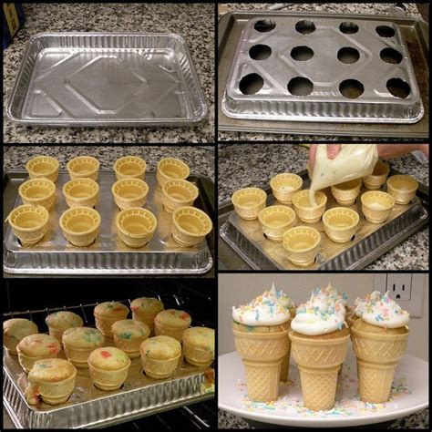 Ice cream cone cupcakes – Artofit