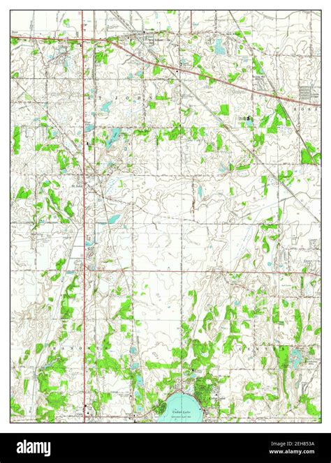 St John, Indiana, map 1962, 1:24000, United States of America by Timeless Maps, data U.S ...