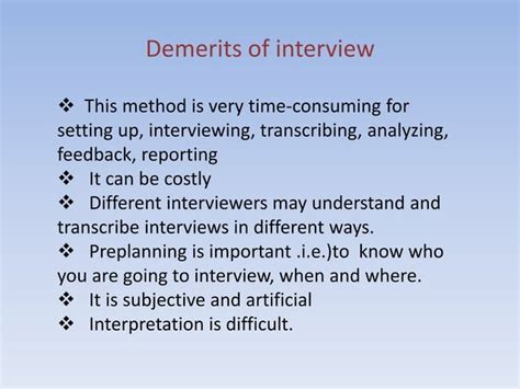 Interview Method of Psychology | PPT