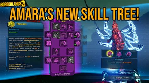 THE MOST POWERFUL CAPSTONE IN BORDERLANDS!? Amara's New Skill Tree In ...