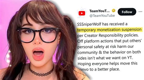 YouTube Responded to the SSSniperwolf Situation - YouTube