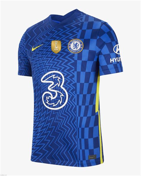 Chelsea Home Jersey 2022 with FIFA Club World Cup Winners Badge on the chest - Imgflip