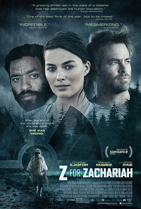 Z for Zachariah (2015) Movie Trailer, Release Date, Cast, Plot