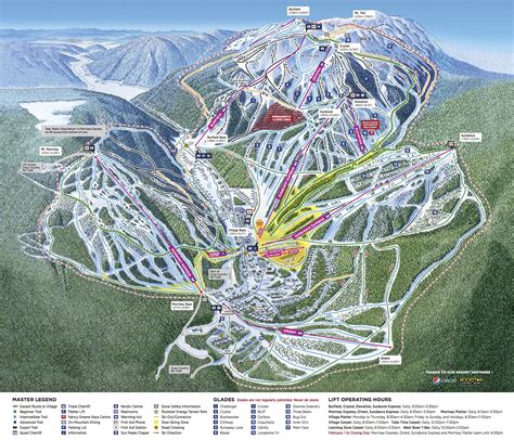 Sun Peaks Piste Map | Plan of ski slopes and lifts | OnTheSnow