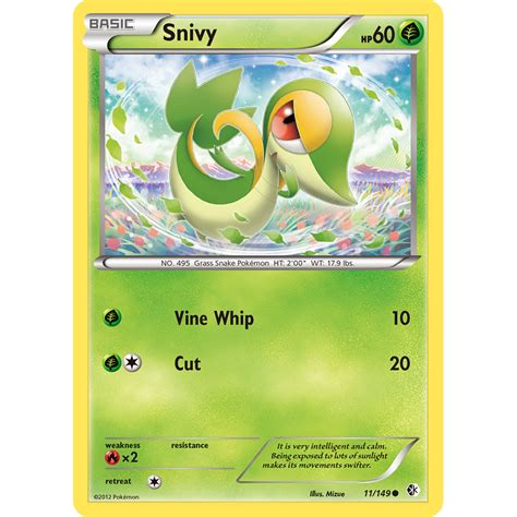 Verified Snivy - Boundaries Crossed Pokemon Cards | Whatnot