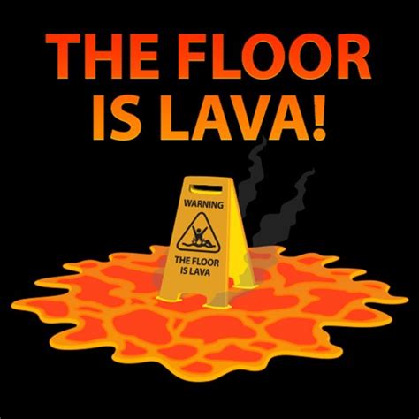 The Floor Is Lava Challenge Cards Printable